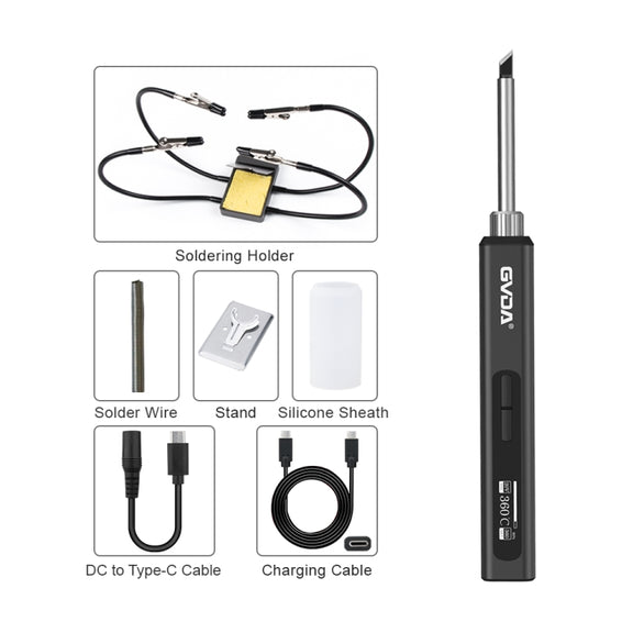 GVDA GD300 Intelligent Internal Heating Digital Display Constant Temperature Maintenance Electric Soldering Iron with Stand Set