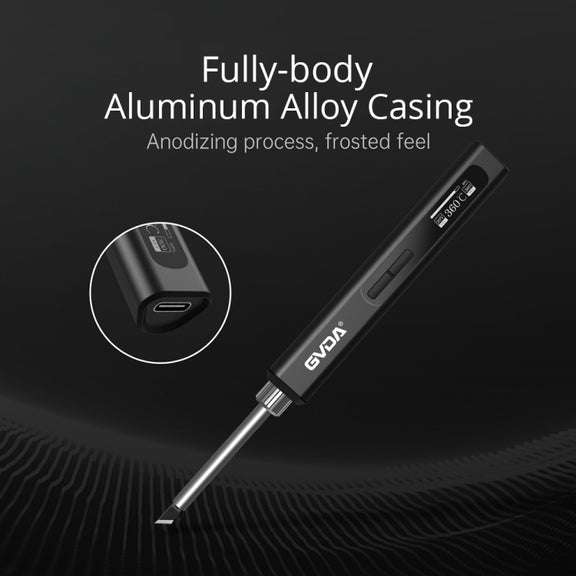 GVDA GD300 Intelligent Internal Heating Digital Display Constant Temperature Maintenance Electric Soldering Iron with 4 Tips + Stand Set