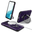 For Samsung Galaxy S22+ 5G MagSafe Magnetic Holder Phone Case(Purple) - free shipping - PMC TechLife - Order now!