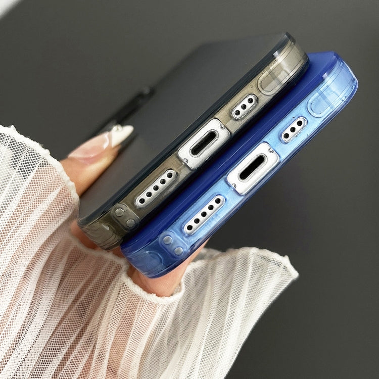 For iPhone 11 Semi Transparent Frosted PC Phone Case(Purple)