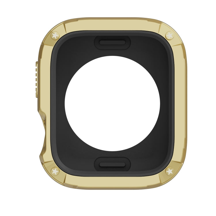 For Apple Watch Series 6 / 5 / 4 / SE 40mm 2-in-1 PC Hybrid TPU Armor Watch Case(Gold) - Watch Cases by PMC TechLife | Online Shopping South Africa | PMC TechLife