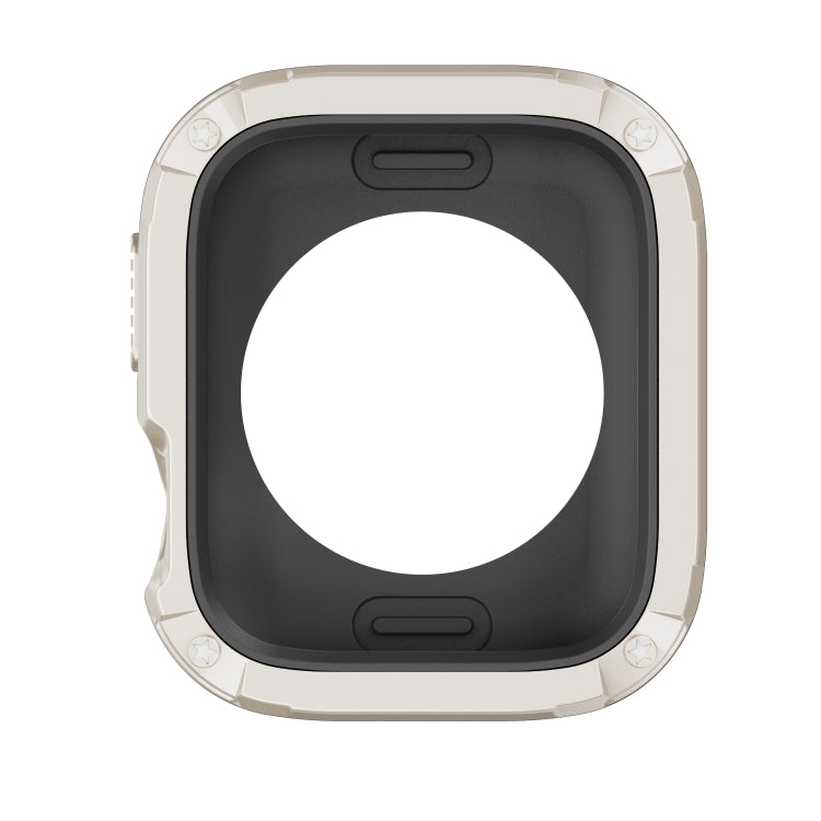 For Apple Watch Series 6 / 5 / 4 / SE 40mm 2-in-1 PC Hybrid TPU Armor Watch Case(Starlight) - Watch Cases by PMC TechLife | Online Shopping South Africa | PMC TechLife