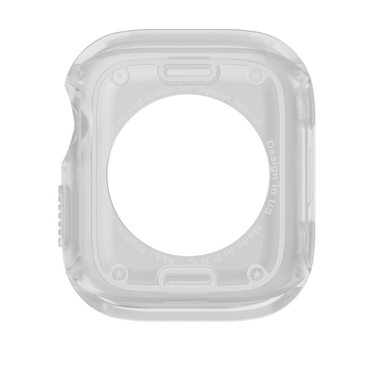 For Apple Watch Series 6 / 5 / 4 / SE 44mm 2-in-1 PC Hybrid TPU Armor Watch Case(Transparent) - Watch Cases by PMC TechLife | Online Shopping South Africa | PMC TechLife