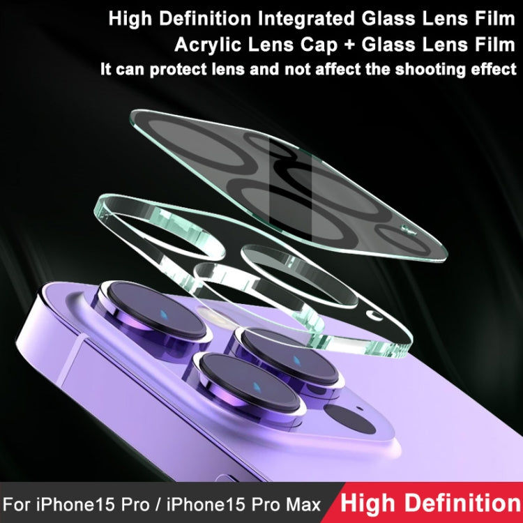 For iPhone 15 Pro / 15 Pro Max imak High Definition Integrated Glass Lens Film