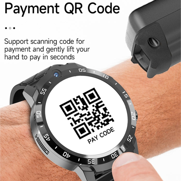 MT27 4G+64G 1.6 inch IP67 Waterproof 4G Android 8.1 Smart Watch Support Heart Rate / GPS, Type:Leather Band - Android Watch by PMC TechLife | Online Shopping South Africa | PMC TechLife