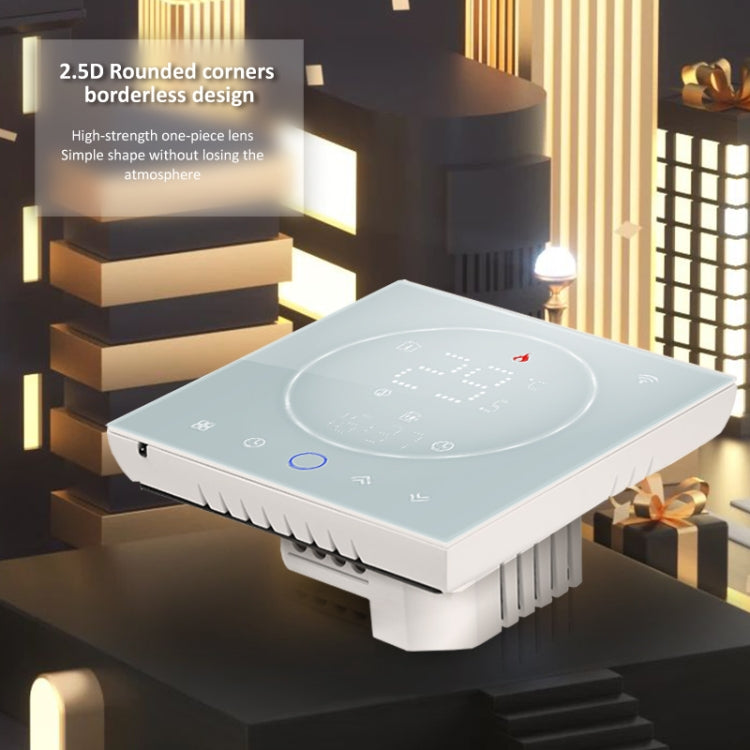 BHT-008GALW 95-240V AC 5A Smart Home Water Heating LED Thermostat With WiFi(Black) - Thermostat & Thermometer by PMC TechLife | Online Shopping South Africa | PMC TechLife