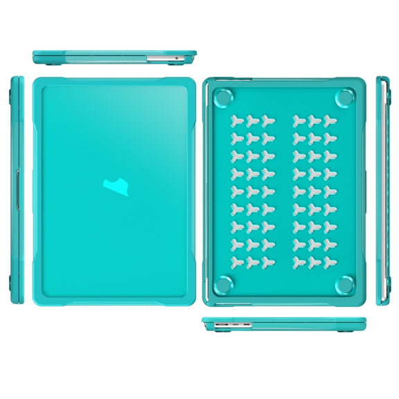 For MacBook Air 13.6 inch A2681 2022 Translucent Laptop Protective Case(Light Blue)