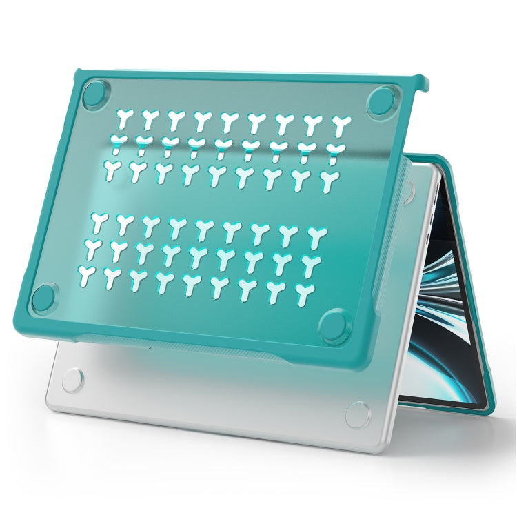 For MacBook Air 13.6 inch A2681 2022 Translucent Laptop Protective Case(Light Blue)