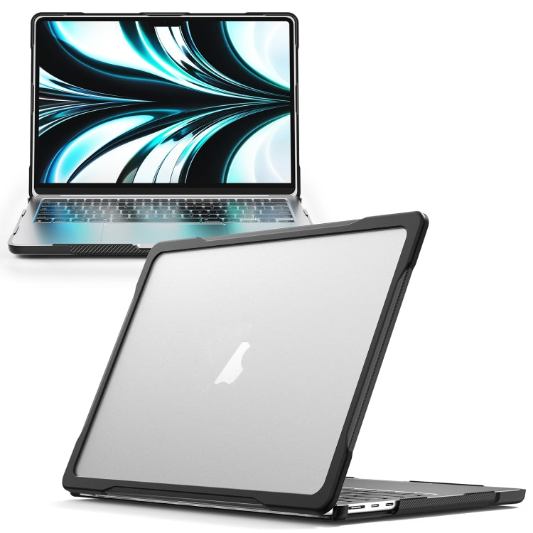 For MacBook Air 13.6 inch A2681 2022 Translucent Laptop Protective Case(Transparent) - MacBook Air Cases by PMC TechLife | Online Shopping South Africa | PMC TechLife