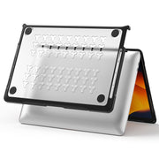 For MacBook Pro 13.3 inch A2338 Translucent Laptop Protective Case(Transparent)
