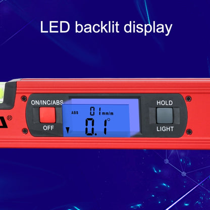 GVDA GD-H400M Digital Level 360 Measure Protractor Level Ruler(Red) - free shipping - PMC Jewellery - Order now!