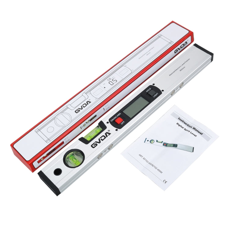 GVDA GD-H400M Digital Level 360 Measure Protractor Level Ruler(Red) - free shipping - PMC Jewellery - Order now!