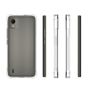 For Nokia C110 4G Shockproof Non-slip Thickening TPU Phone Case(Transparent)