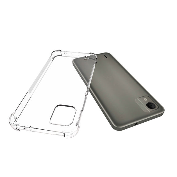 For Nokia C110 4G Shockproof Non-slip Thickening TPU Phone Case(Transparent)