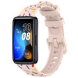 For Huawei Band 10 / 9 / 8 Sports Rainbow Dots Silicone Watch Band(Light Pink) - Watch Bands by PMC TechLife | Online Shopping South Africa | PMC TechLife | Buy Now Pay Later Mobicred