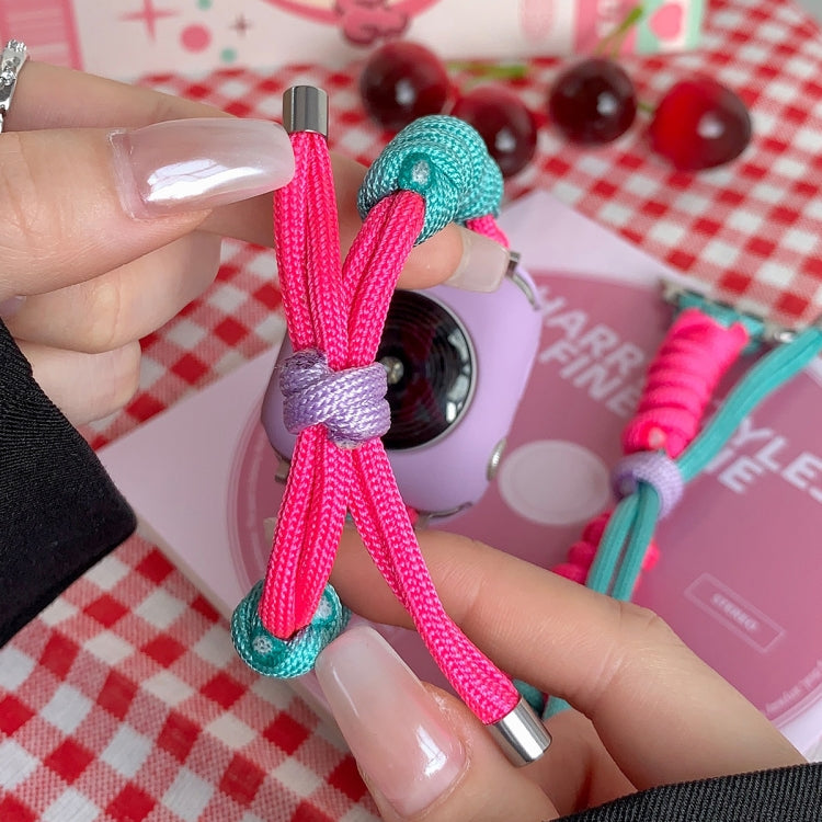 For Apple Watch 5 44mm Twist Knotted Nylon Watch Band(Yellow Purple) - Watch Bands by PMC TechLife | Online Shopping South Africa | PMC TechLife