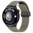For Huawei Watch 4 / Watch 4 Pro Folding Buckle Silicone Watch Band(Space Grey) - Watch Bands by PMC TechLife | Online Shopping South Africa | PMC TechLife