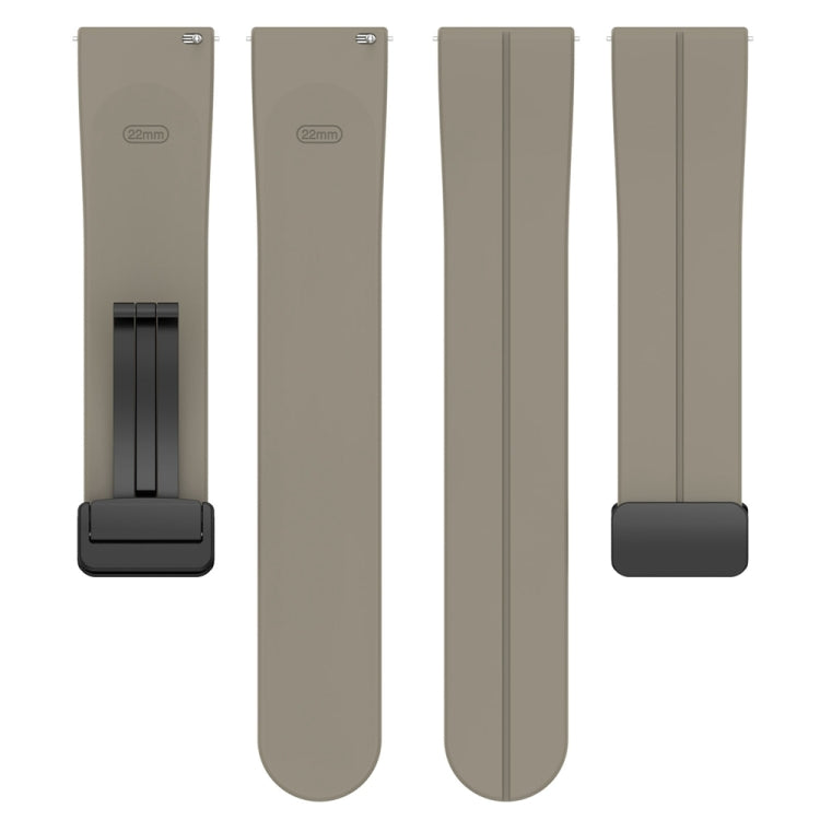 For Huawei Watch 4 / Watch 4 Pro Folding Buckle Silicone Watch Band(Space Grey) - Watch Bands by PMC TechLife | Online Shopping South Africa | PMC TechLife