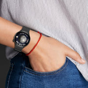 For Huawei Watch 4 / Watch 4 Pro Folding Buckle Silicone Watch Band(Space Grey)