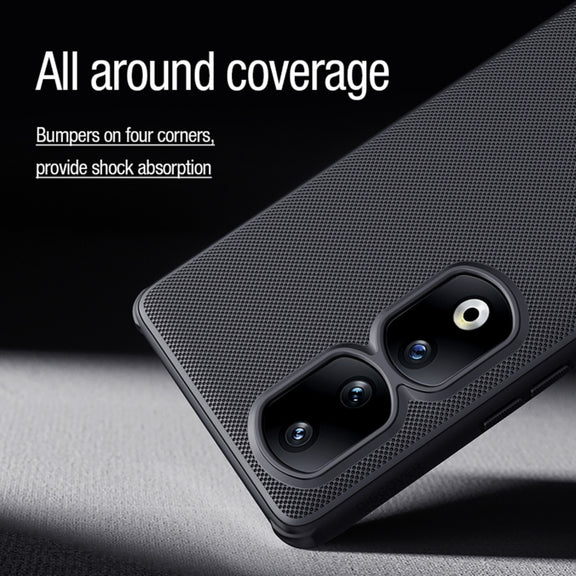 For Honor 90 Pro NILLKIN Frosted Shield Pro Magnetic Phone Case(Black)
