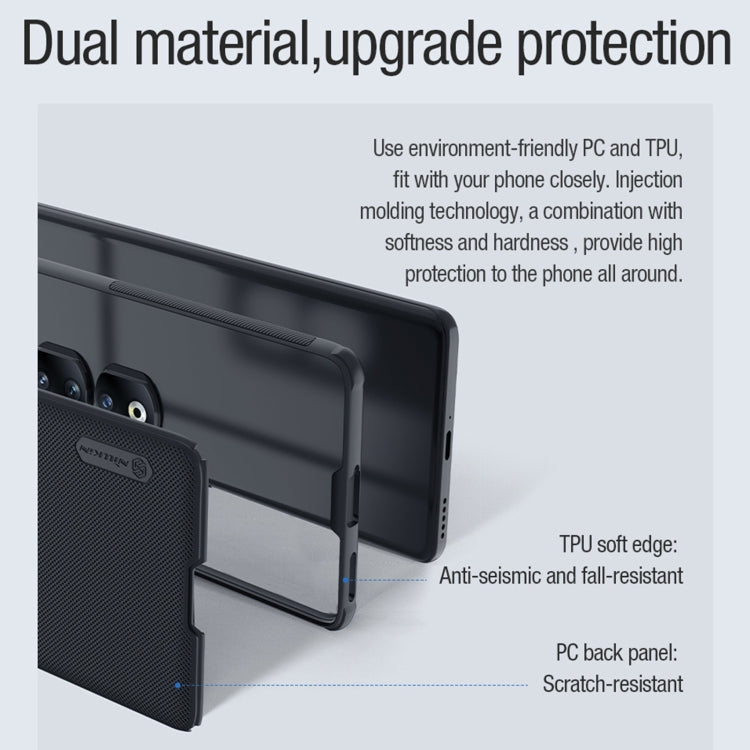 For Honor 90 Pro NILLKIN Frosted Shield Pro Magnetic Phone Case(Green) - Honor Cases by NILLKIN | Online Shopping South Africa | PMC TechLife | Buy Now Pay Later Mobicred