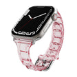 For Apple Watch 2 42mm Cube Airbag Clear TPU Watch Band(Red) - Watch Bands by PMC TechLife | Online Shopping South Africa | PMC TechLife