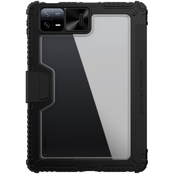For Xiaomi Pad 6 / Pad 6 Pro NILLKIN Bumper Pro Camshield Tablet Leather Case(Black)