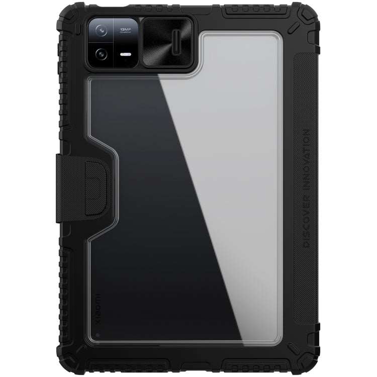 For Xiaomi Pad 6 / Pad 6 Pro NILLKIN Bumper Pro Camshield Tablet Leather Case(Black)