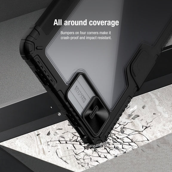 For Xiaomi Pad 6 / Pad 6 Pro NILLKIN Bumper Pro Camshield Tablet Leather Case(Black)