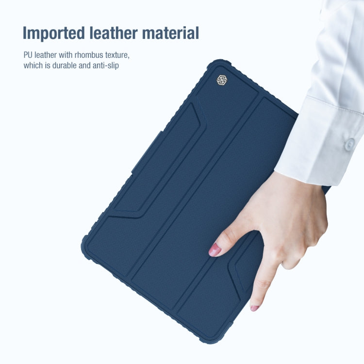 For Xiaomi Pad 6 / Pad 6 Pro NILLKIN Bumper Pro Camshield Tablet Leather Case(Blue) -  by NILLKIN | Online Shopping South Africa | PMC TechLife