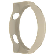 For Huawei Watch 4 Pro Half Coverage Hollowed Watch Protective Case + Hydrogel Film Set(Ivory White)