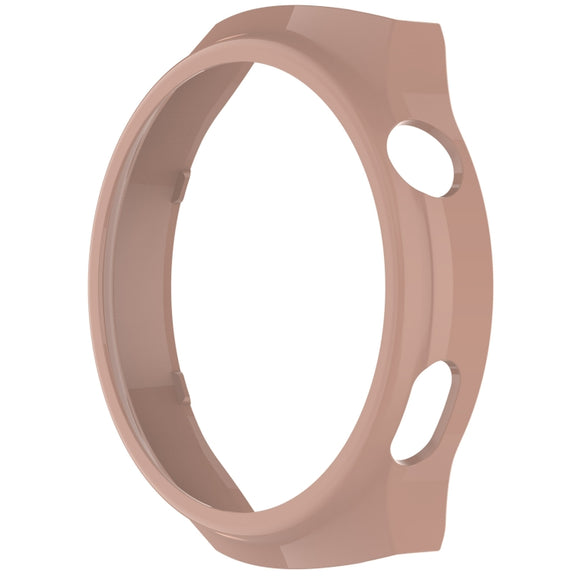 For Huawei Watch 4 Pro Half Coverage Hollowed Watch Protective Case + Hydrogel Film Set(Pink)