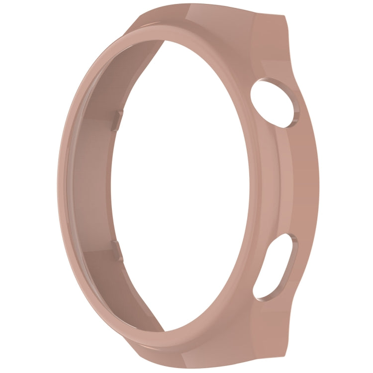 For Huawei Watch 4 Pro Half Coverage Hollowed Watch Protective Case + Hydrogel Film Set(Pink)