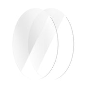 For Huawei Watch 4 Pro Half Coverage Hollowed Watch Protective Case + Hydrogel Film Set(Ivory White)