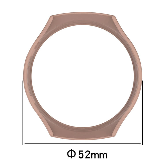 For Huawei Watch 4 Pro Half Coverage Hollowed Watch Protective Case + Hydrogel Film Set(Ivory White)