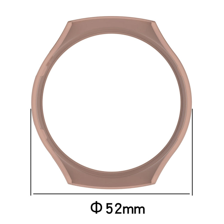 For Huawei Watch 4 Pro Half Coverage Hollowed Watch Protective Case + Hydrogel Film Set(Transparent White)