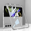 For Samsung Galaxy Z Fold5 GKK Electroplating Phone Case with Ring(Silver) - free shipping - PMC TechLife - Order now!