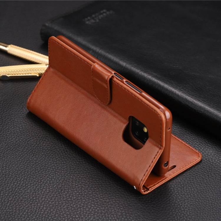 For Huawei Mate 20 Pro AZNS Sheepskin Texture Horizontal Flip Leather Case with Holder & Card Slots & Wallet(Black) - Huawei Cases by AZNS | Online Shopping South Africa | PMC TechLife | Buy Now Pay Later Mobicred