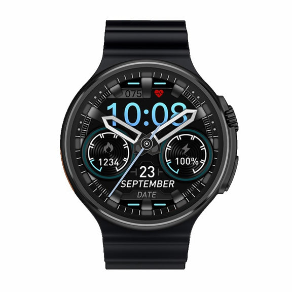 V3 Ultra Max 1.6 inch TFT Round Screen Smart Watch Supports Voice Calls/Blood Oxygen Monitoring(Black)