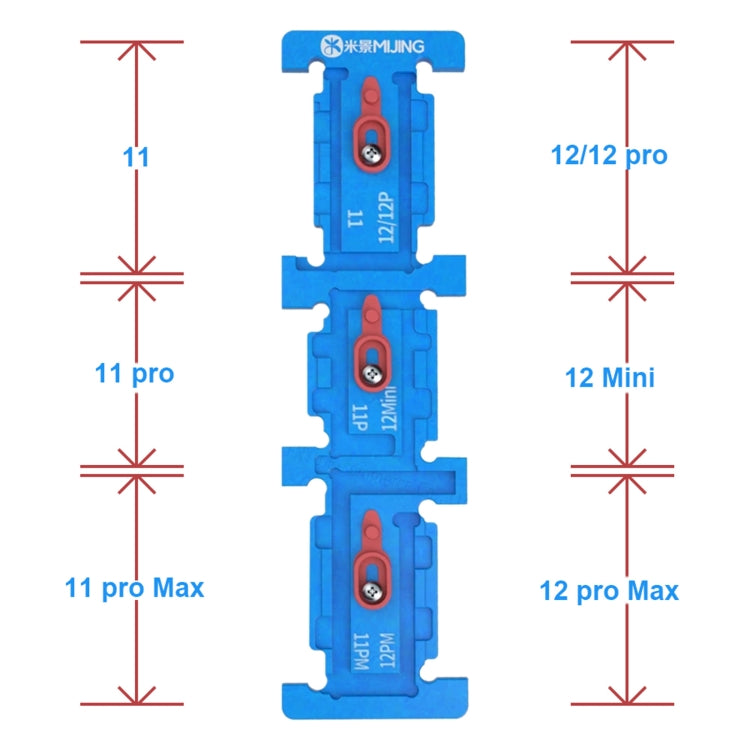 Mijing Battery Flex Soldering Fixture Repair Clamping For iPhone 11-12 Series - Repair Fixture by MIJING | Online Shopping South Africa | PMC TechLife | Buy Now Pay Later Mobicred