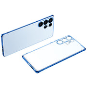 For Samsung Galaxy S23 Ultra 5G SULADA Electroplating Frosted TPU Phone Case(Blue)