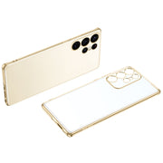 For Samsung Galaxy S23 Ultra 5G SULADA Electroplating Frosted TPU Phone Case(Gold)