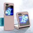 For Samsung Galaxy Z Flip5 Silicone Skin Feel Folding Phone Case(Pink) - free shipping - PMC TechLife - Order now!