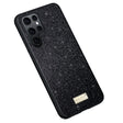 For Samsung Galaxy S23 Ultra 5G SULADA Glittery TPU Hybrid Handmade Leather Phone Case(Black) - Galaxy S23 Ultra 5G Cases by SULADA | Online Shopping South Africa | PMC TechLife | Buy Now Pay Later Mobicred