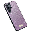 For Samsung Galaxy S23 Ultra 5G SULADA Glittery TPU Hybrid Handmade Leather Phone Case(Purple) - Galaxy S23 Ultra 5G Cases by SULADA | Online Shopping South Africa | PMC TechLife | Buy Now Pay Later Mobicred