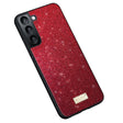 For Samsung Galaxy S23 5G SULADA Glittery TPU Hybrid Handmade Leather Phone Case(Red) - Galaxy S23 5G Cases by SULADA | Online Shopping South Africa | PMC TechLife | Buy Now Pay Later Mobicred