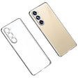 For Samsung Galaxy S23 5G SULADA Shockproof Plating TPU Transparent Phone Case(Silver) - Galaxy S23 5G Cases by SULADA | Online Shopping South Africa | PMC TechLife