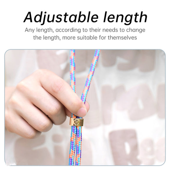 SULADA Multifunctional Universal Mobile Phone Love Lanyard(Purple)