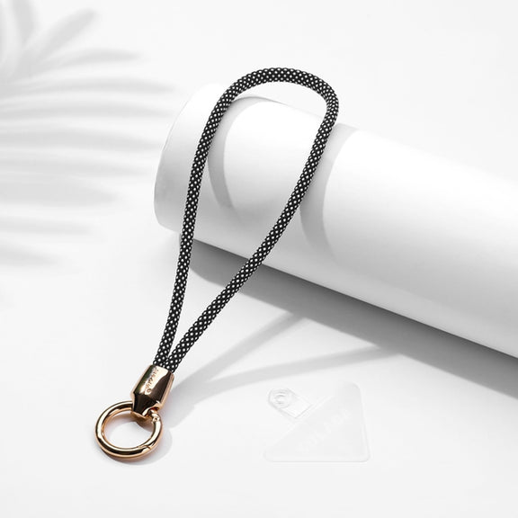 SULADA Multifunctional Universal Mobile Phone Wrist Lanyard(Black White)