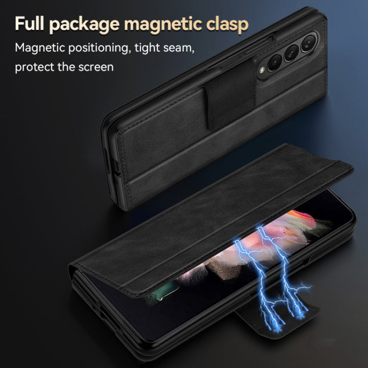 For Samsung Galaxy Z Fold2 / W21 SULADA All-inclusive Magnetic Snap Flip Leather Phone Case(Green) - free shipping - PMC TechLife - Order now!